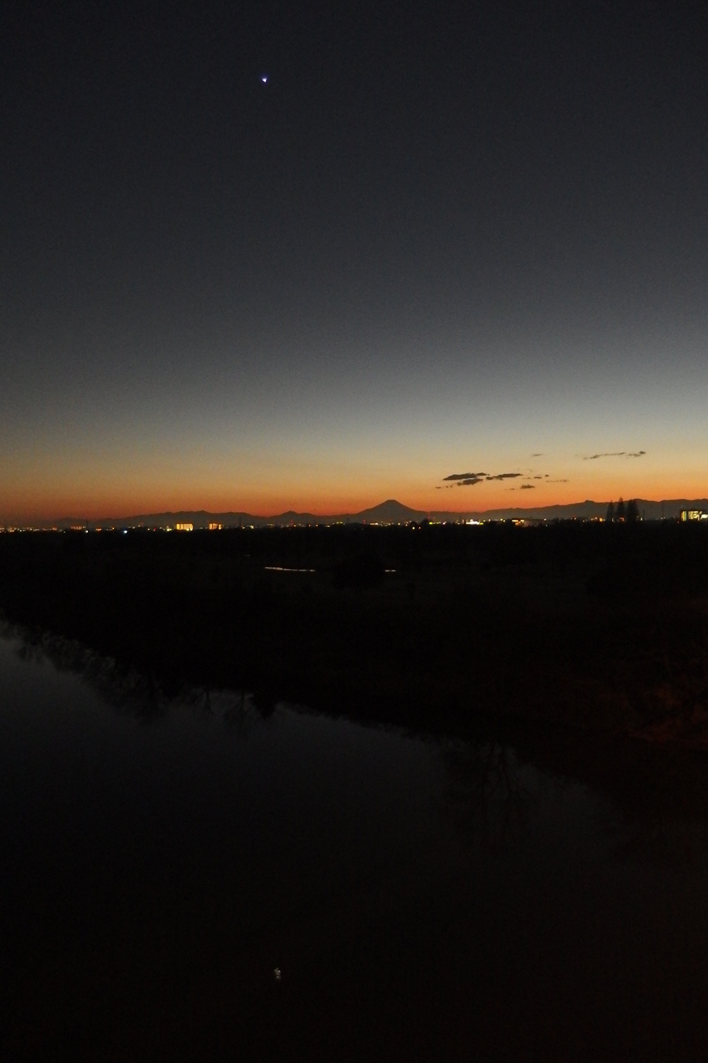 2016/12/29_荒川の夕暮れ