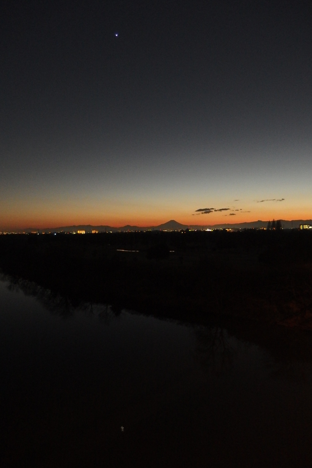 2016/12/29_荒川の夕暮れ