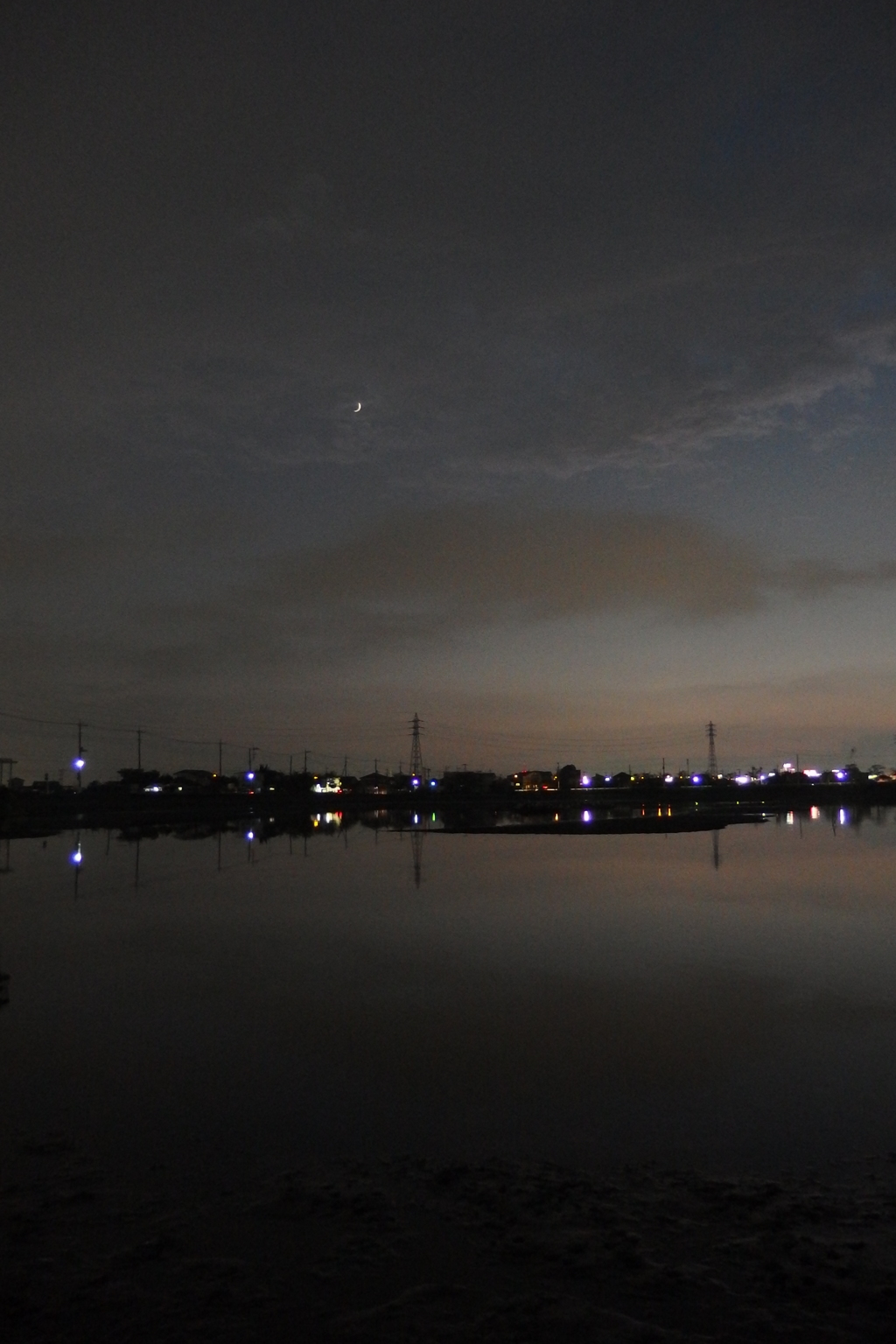 2015/10/17_伊佐沼の夕暮れ