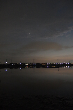 2015/10/17_伊佐沼の夕暮れ