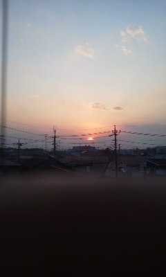 2018/02/27_病室からの夕日