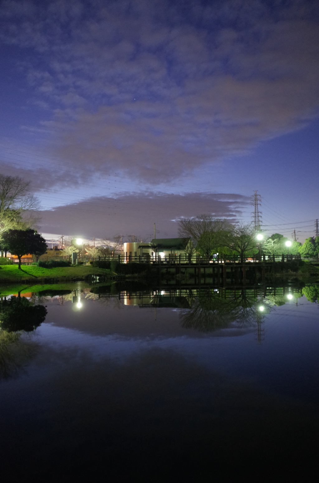 2015/12/30_西城沼公園の夕暮れ