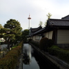 2019/04/12_東本願寺前の水路に京都タワー