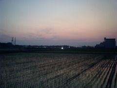 2015/07/11_水田の夕暮れ