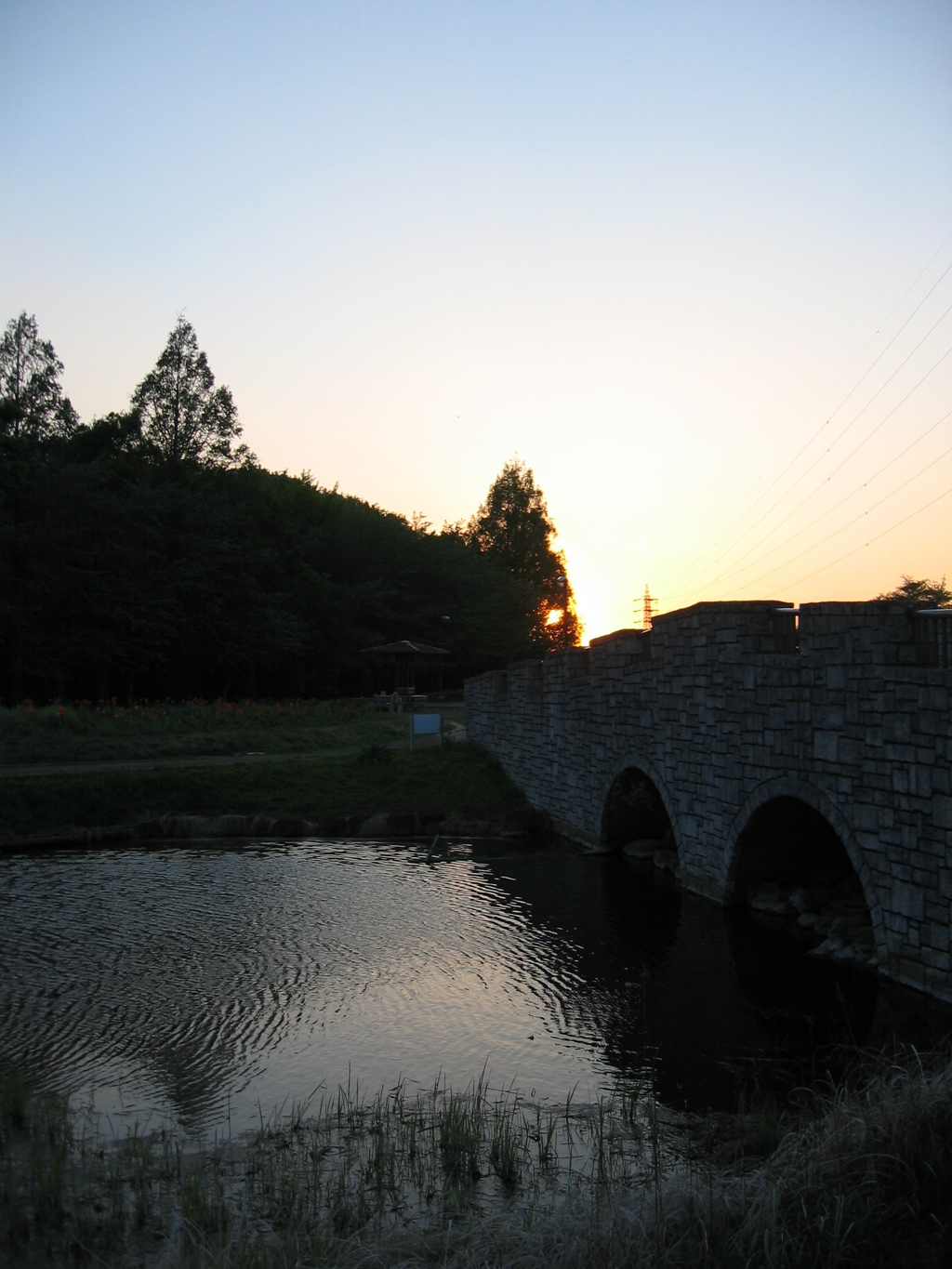 2017/04/23_花の丘農林公苑の夕暮れ