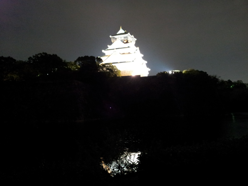 2017/10/27_夜の大阪城天守