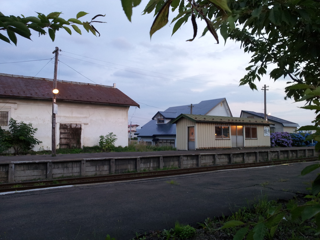 2018/07/15_夕暮れの金木駅