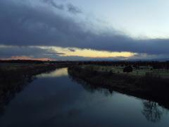 2017/02/11_荒川の夕暮れ