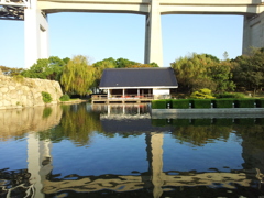 2017/10/26_瀬戸大橋記念公園 浜栗林 甲之池と刻月亭
