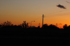 2014/11/15_夕暮れの富士山