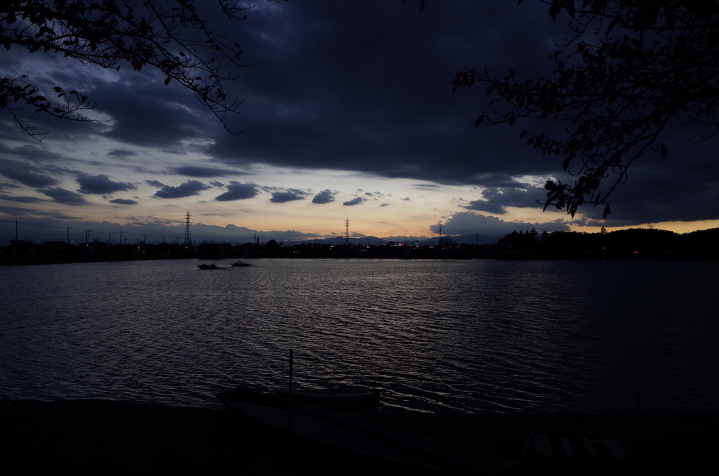 2014/11/03_伊佐沼の夕暮れ