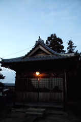 2014/11/23_夕暮れの天神社