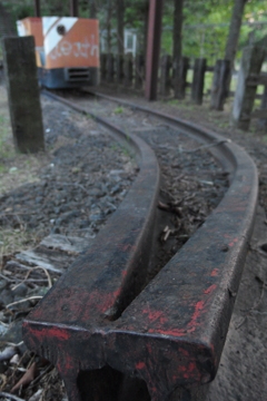 2016/04/30_トロッコ公園 天の川ステーションのレールと機関車