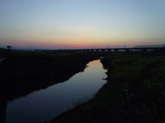 2017/04/15_野通川の夕暮れ