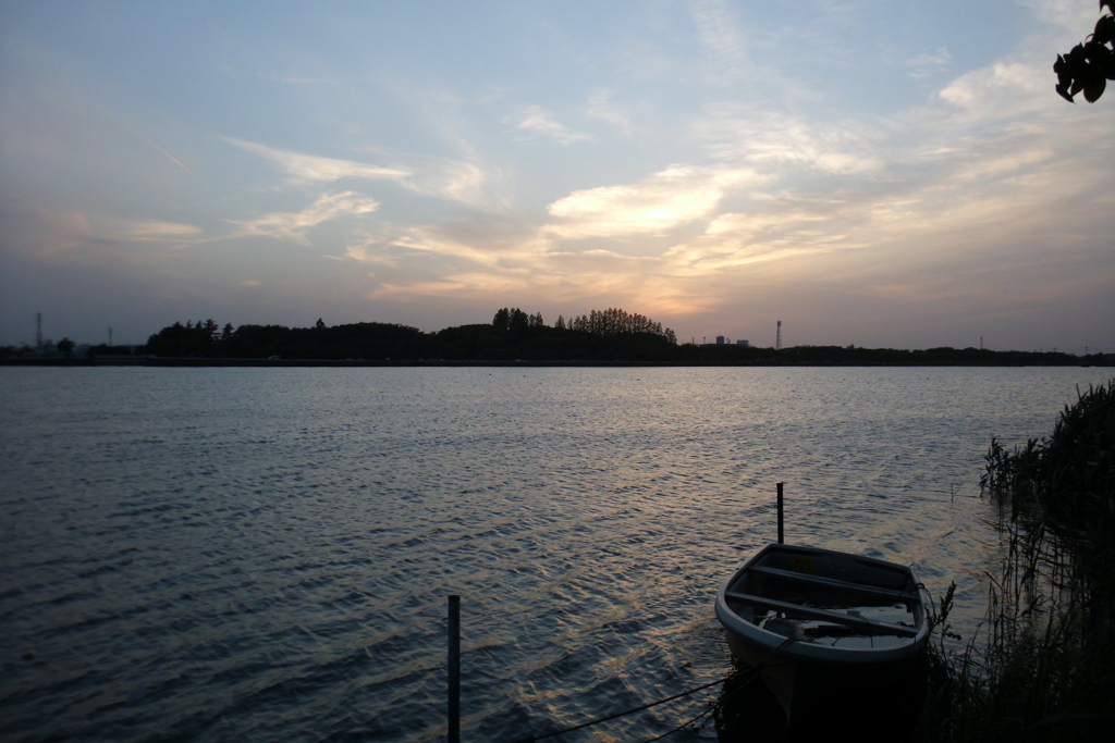 2016/05/07_伊佐沼の夕暮れ