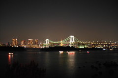2014/04/26_夜のレインボーブリッジ・東京タワー・屋形船