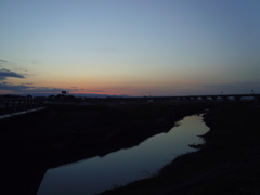 2017/02/19_野通川の夕暮れ