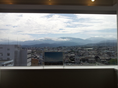 2017/08/10_宿から立山連峰を望む