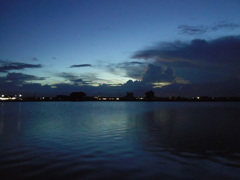 2016/07/31_溜め池の夕暮れ