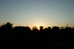 2015/10/18_伊奈バラ園の夕暮れ