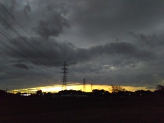 2016/10/23_曇天の夕暮れ