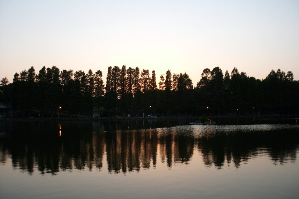 2014/05/31_夕暮れの別所沼公園