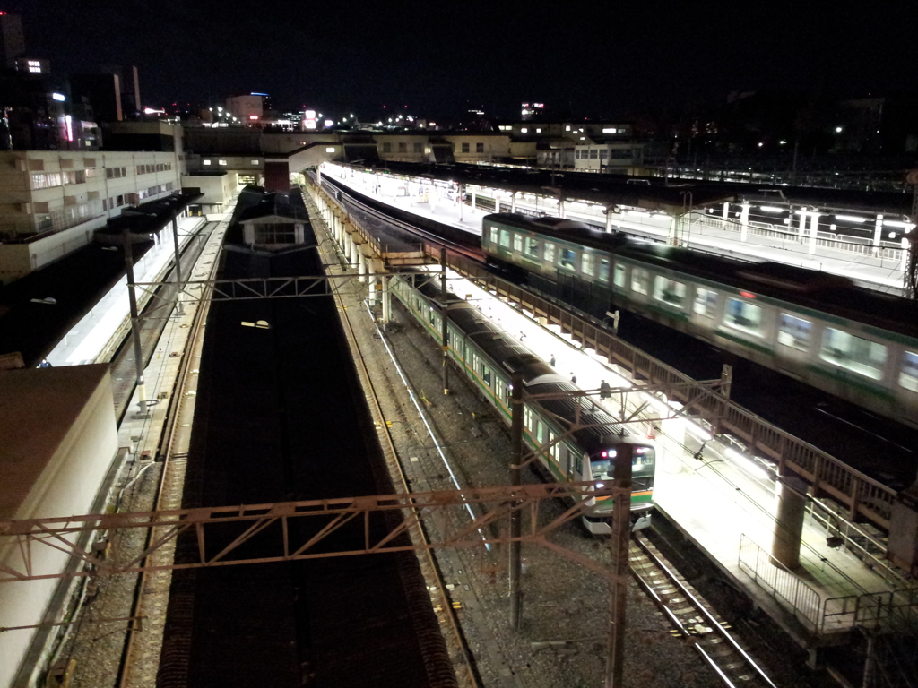2015/12/17_夜の上野駅