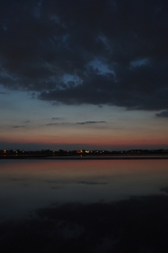 2016/06/05_水田の夕暮れ