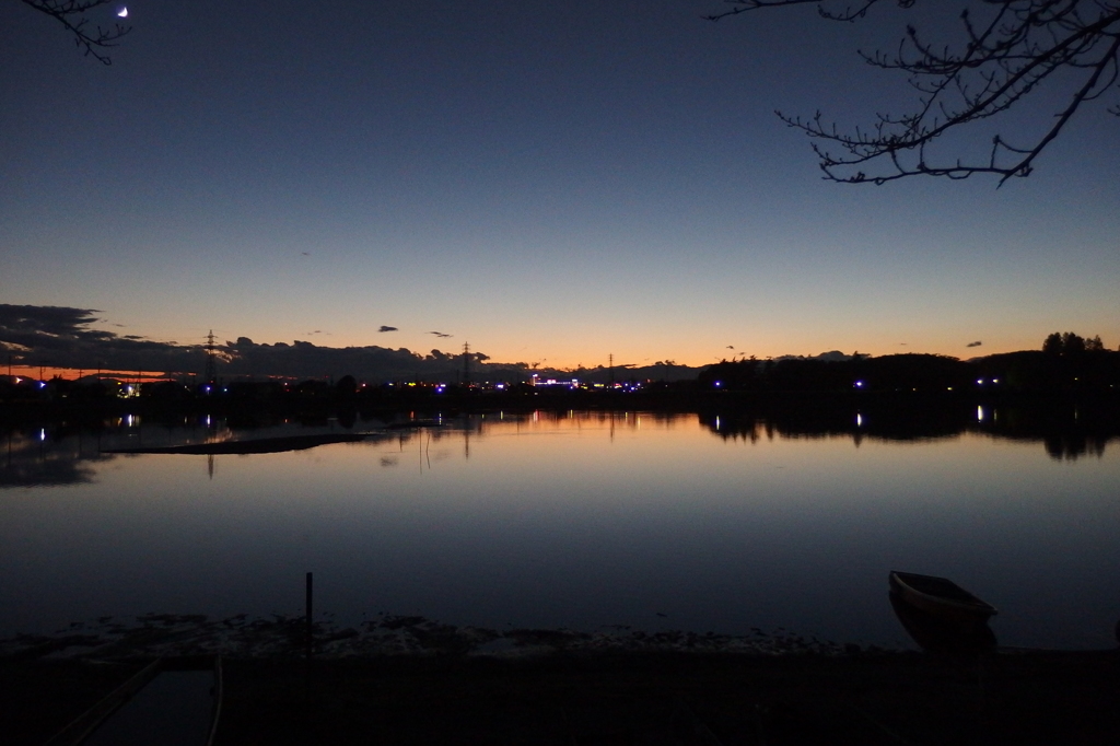 2015/11/15_伊佐沼の夕暮れ