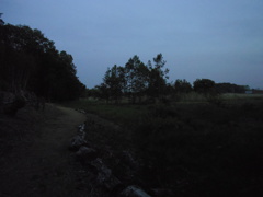 2017/05/06_夕暮れの散歩道と原市沼原野