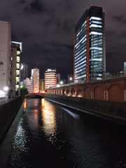 2017/02/23_昌平橋から神田川の夜景