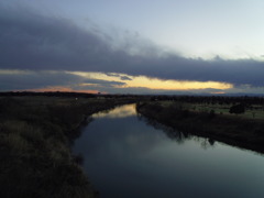 2017/02/11_荒川の夕暮れ