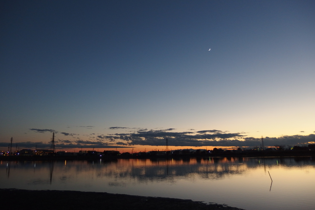 2015/11/15_伊佐沼の夕暮れ