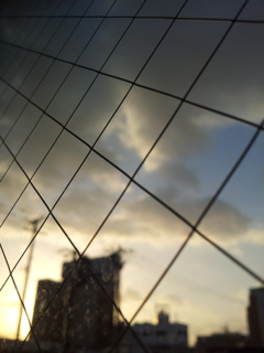 2016/11/13_宿から弘前の空を望む