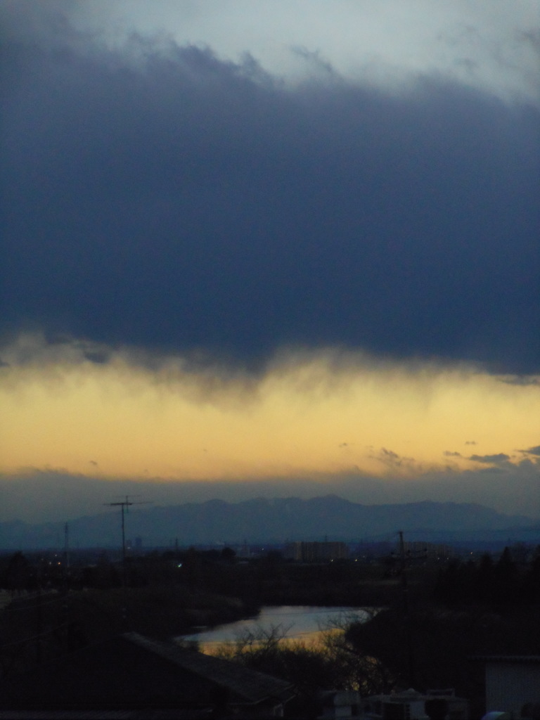 2017/02/11_荒川の夕暮れ