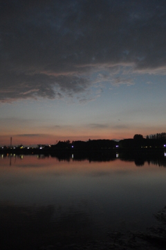 2015/10/17_伊佐沼の夕暮れ