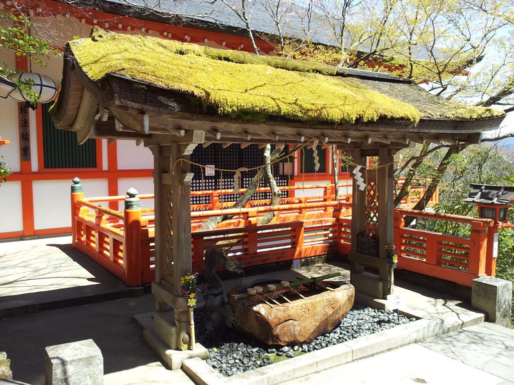 2019/04/13_鞍馬寺 手水舎