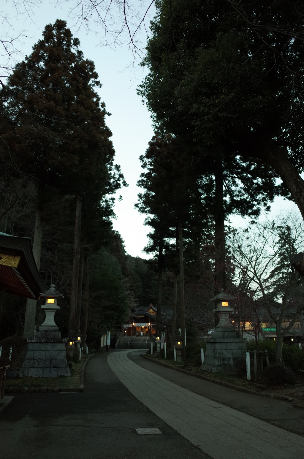 2016/01/31_夕暮れの高麗神社