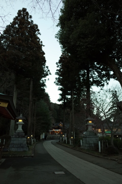 2016/01/31_夕暮れの高麗神社