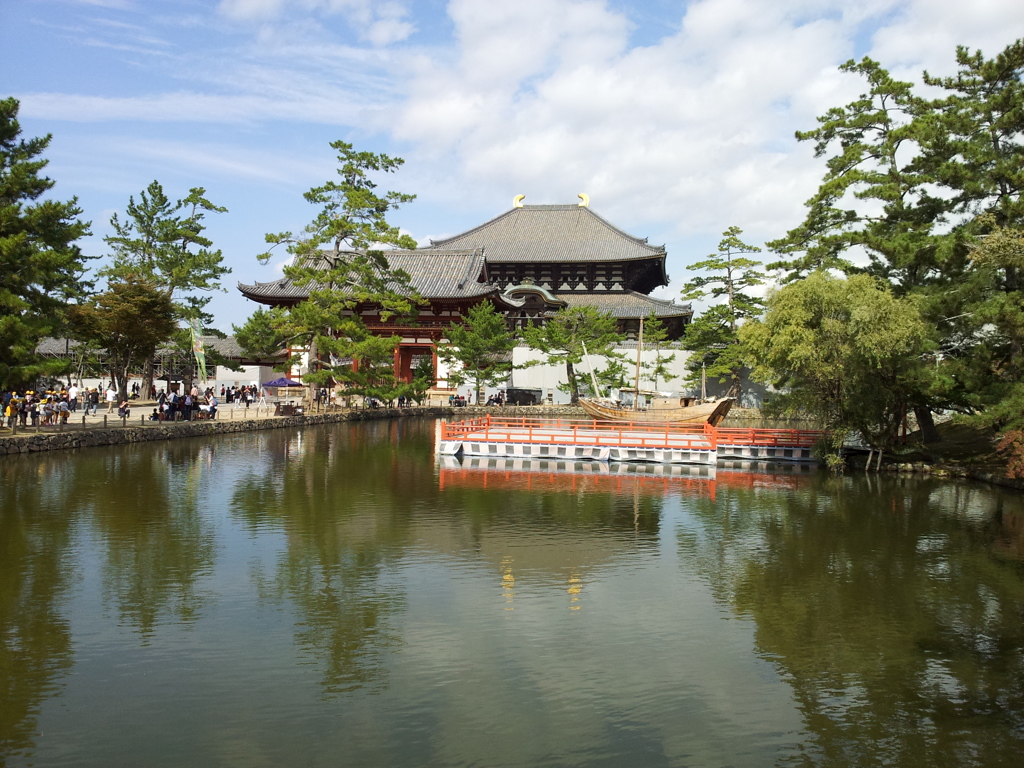 2016/10/18_鏡池と東大寺