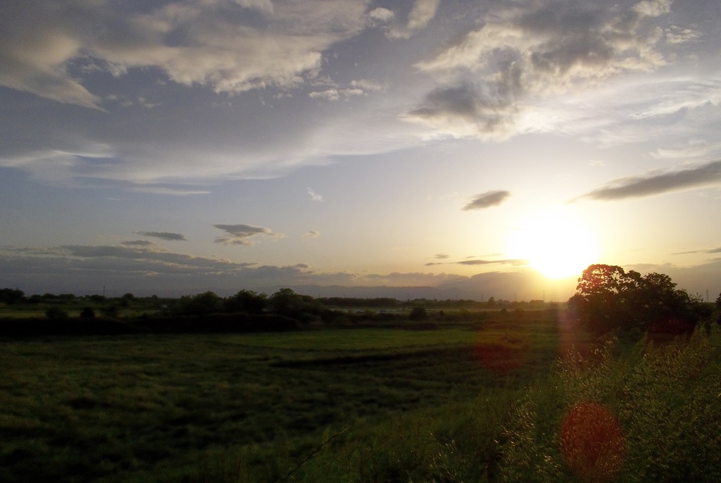 2015/05/04_荒川河川敷の夕暮れ