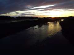 2017/06/04_元荒川の夕暮れ