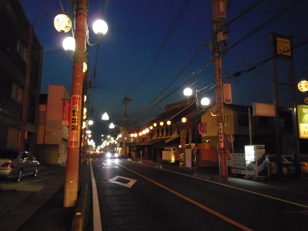 2017/07/08_祭りを前にした夕暮れの桶川旧中山道