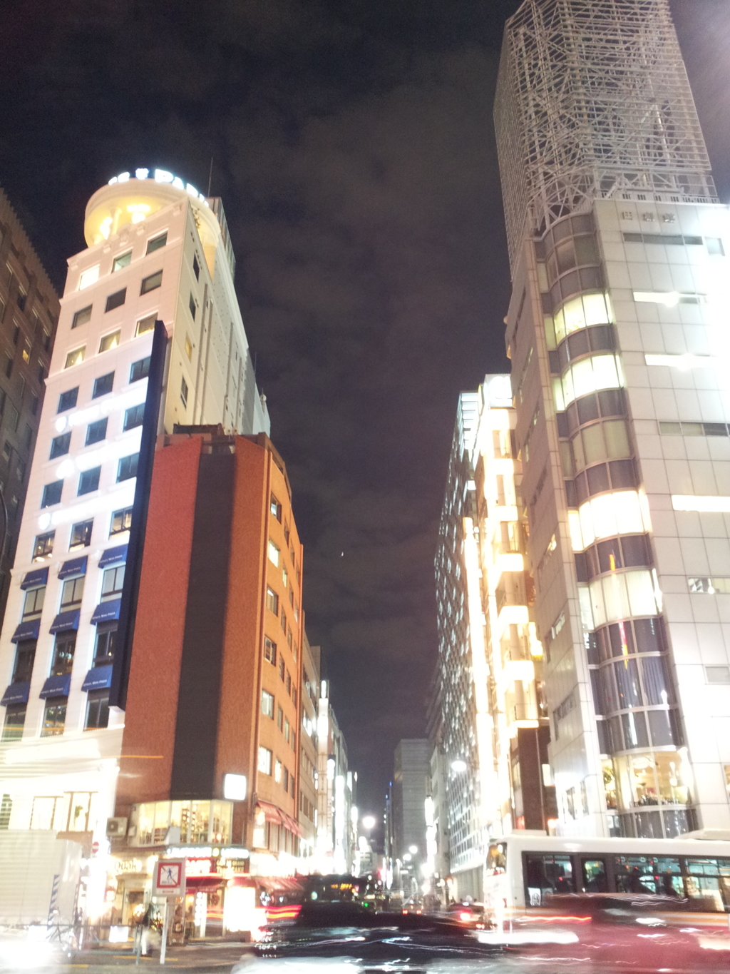 2016/12/03_銀座の夜空