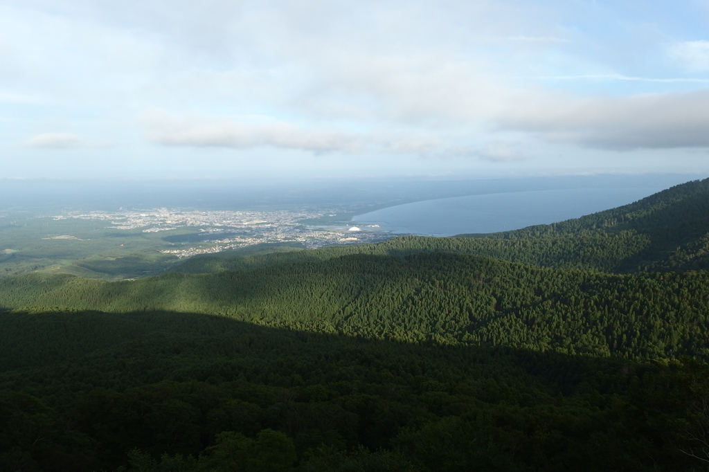 2015/08/08_むつ湾展望台から陸奥湾とむつ市街を望む