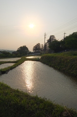 2014/05/25_夕暮れの寺坂棚田