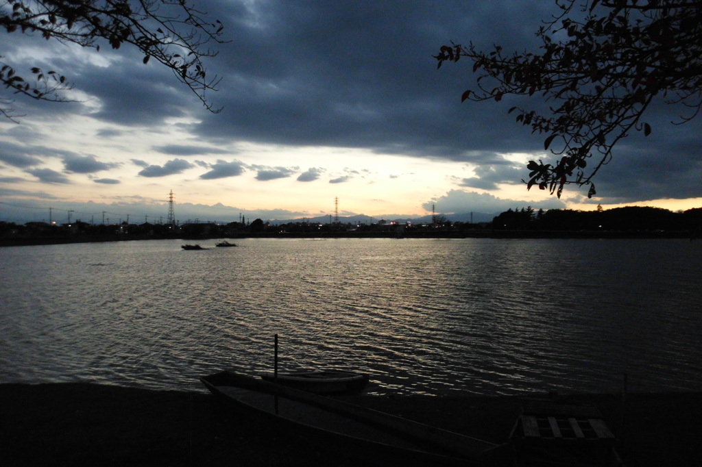 2014/11/03_伊佐沼の夕暮れ