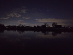 2017/01/09_溜め池の夕暮れ