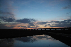 2015/07/19_水田の夕暮れ