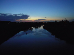 2017/05/04_元荒川の夕暮れ